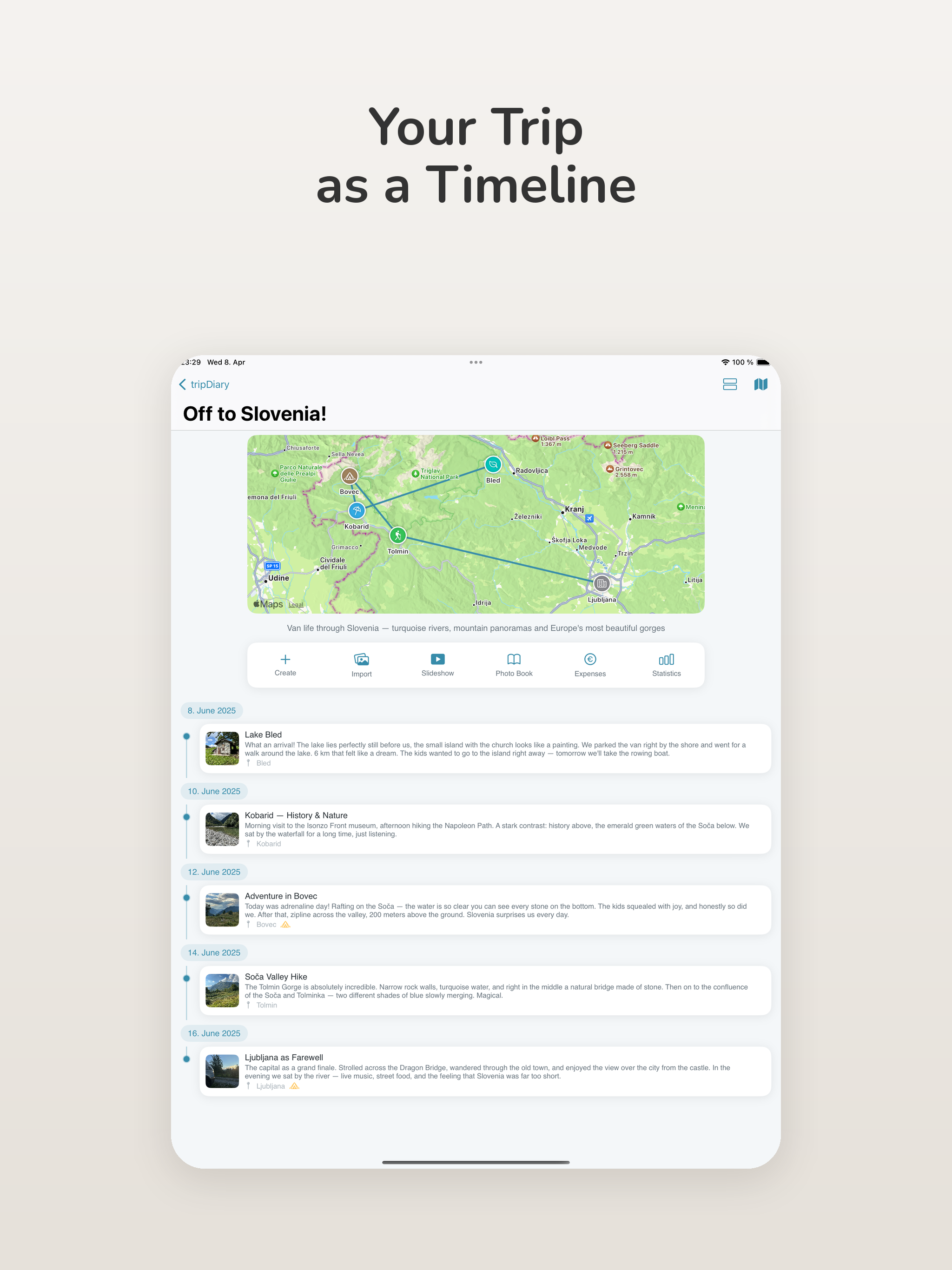 tripDiary – Vanlife Journal screenshot 11