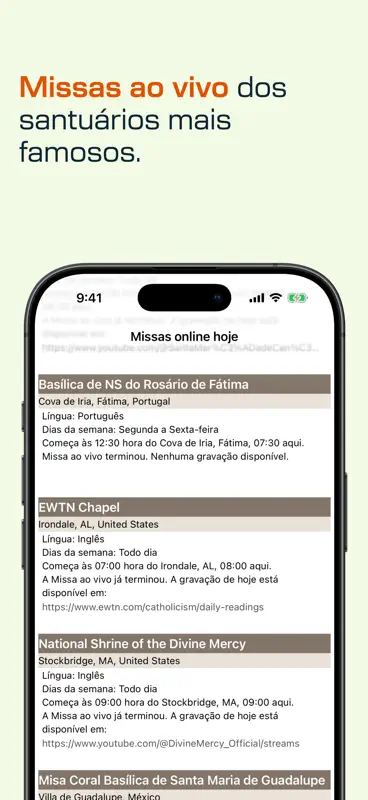 Horários de Missa screenshot 8 of 10