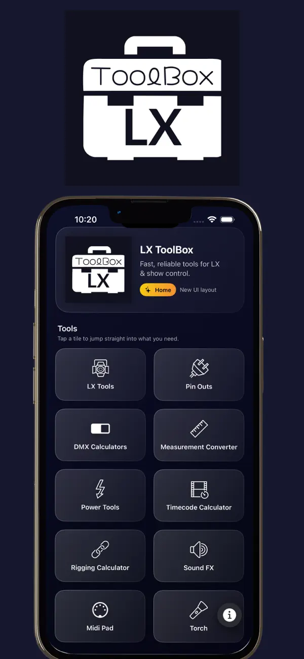 #1. LX ToolBox (iOS) 由: 1BIGRIG Ltd