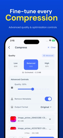 LaynFlow: PDF Image Compressor Screenshot 3 of 4