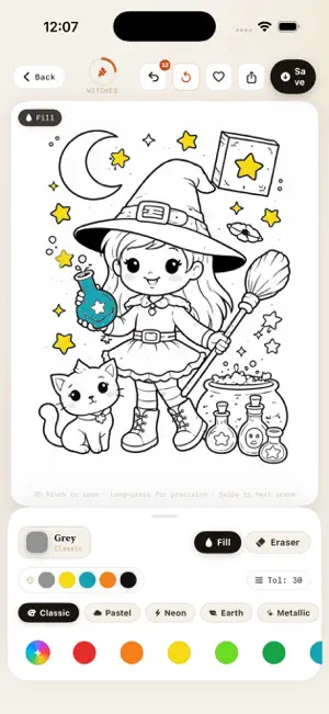 Halloween Coloring Spooky Art screenshot 2