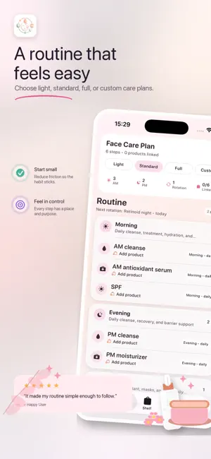 AM PM Skin: Face Planner screenshot 2