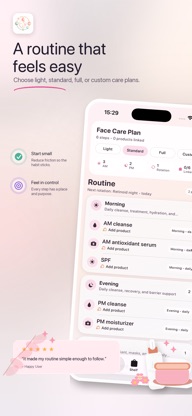 AM PM Skin: Face Planner screenshot 2