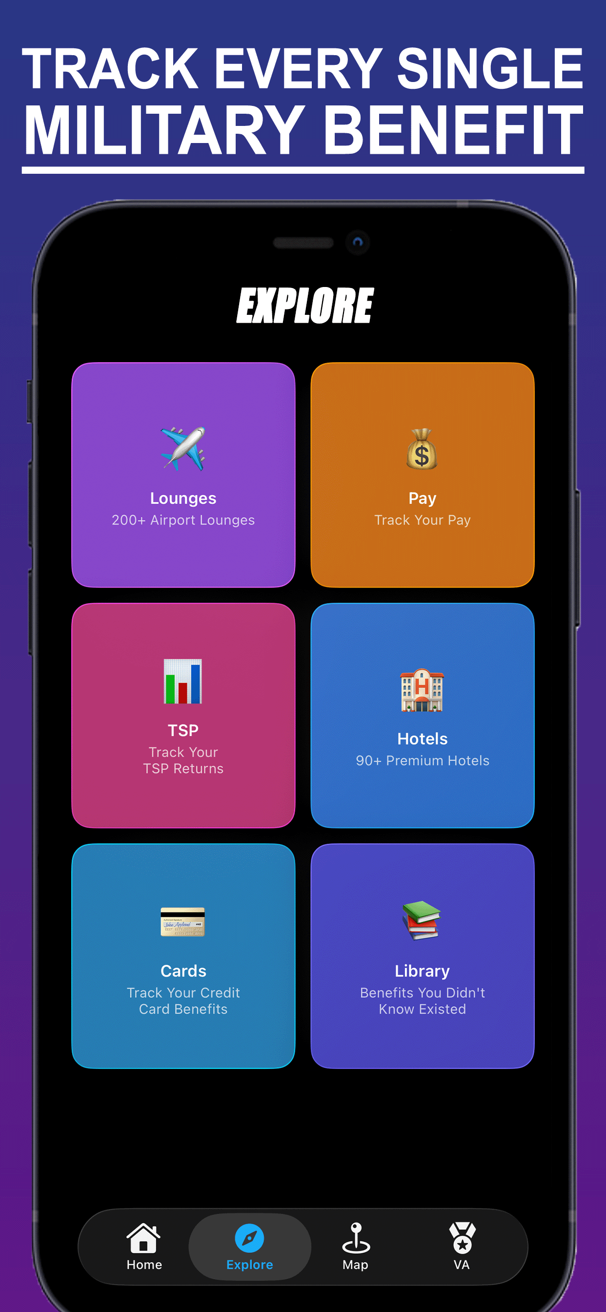 Military Benefits App
