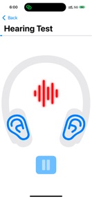 ListenUp Hearing Test screenshot