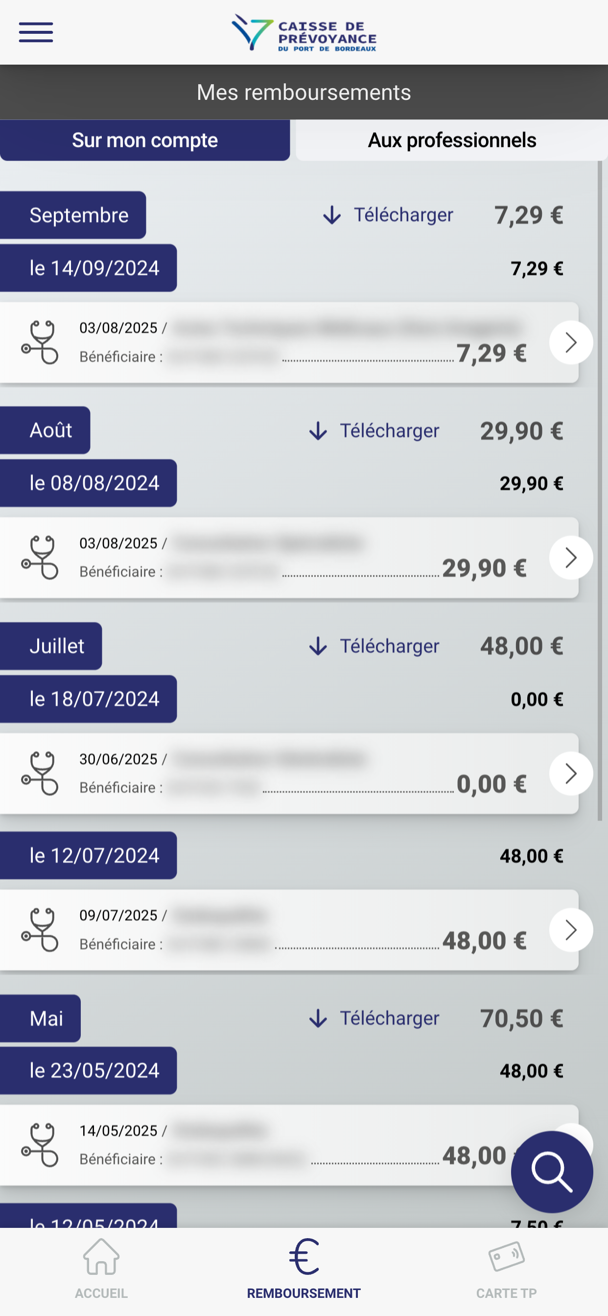 Mutuelle CPPB screenshot 11
