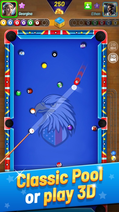 8 Ball Shoot It All - 3D Pool Screenshot