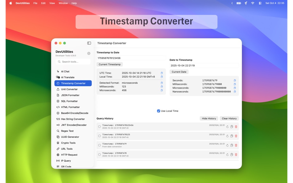 #5. DevUtilities (macOS) Oleh: Hengfei Yang