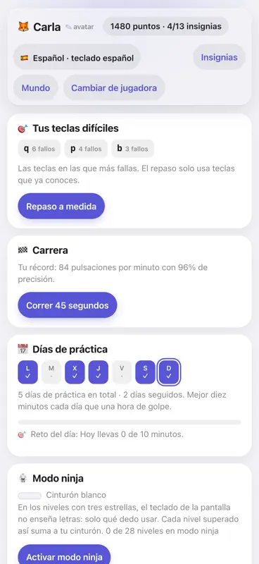Diez Dedos: Mecanografía screenshot 2 of 5