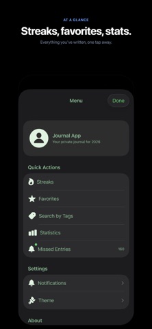 One Line Journal App Screenshot 5 of 10