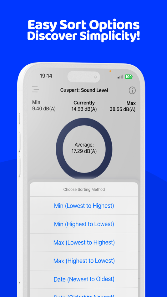 #4. Cuspart: Precision dB Meter (iOS) بواسطة: Mustafa Tolga DALBUDAK