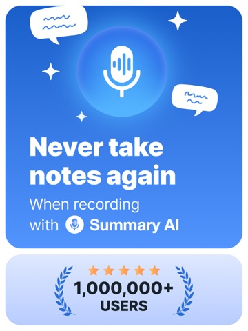 Summary - AI Note Taker App Store preview screenshot 10