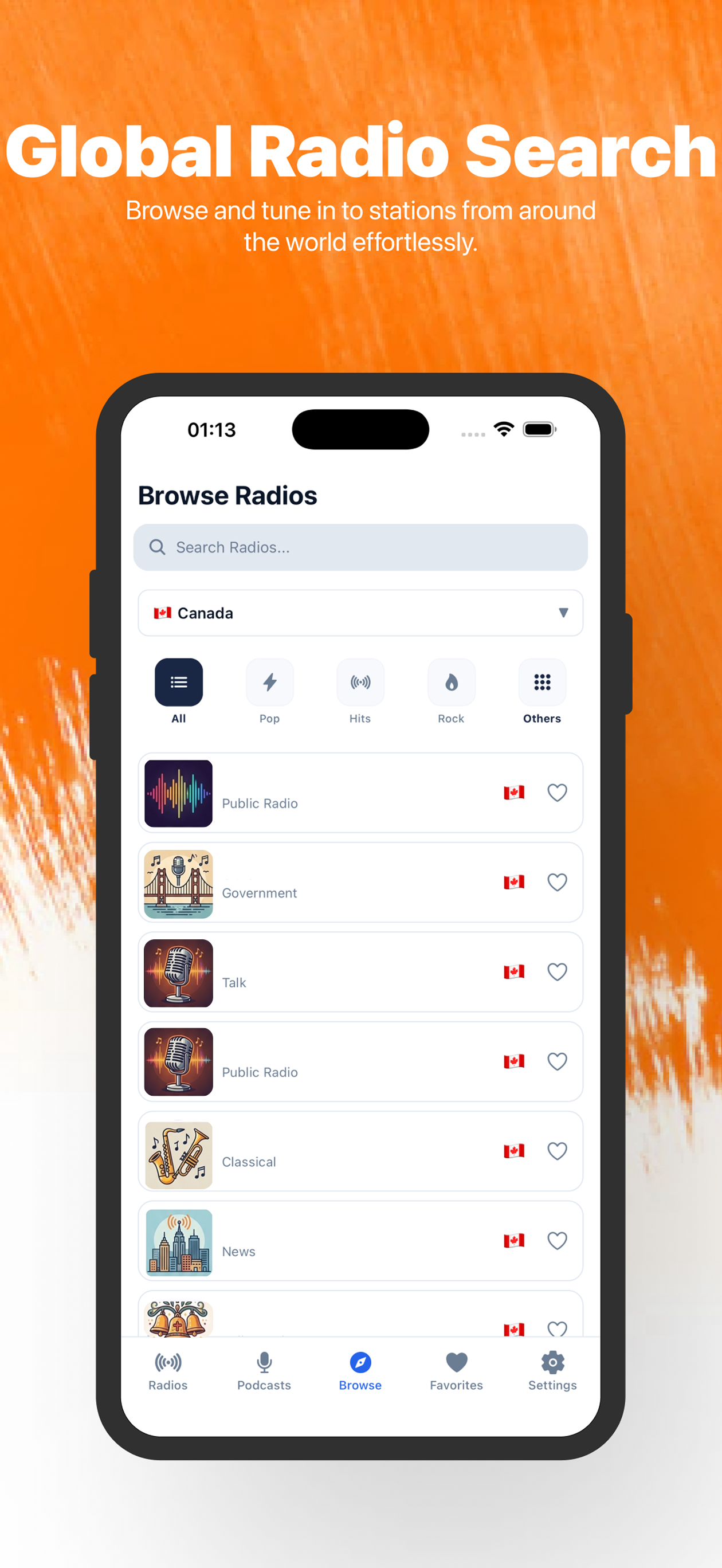 RadaRadio: FM Radio & Podcast screenshot 3