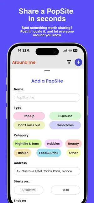 PopSite screenshot 1