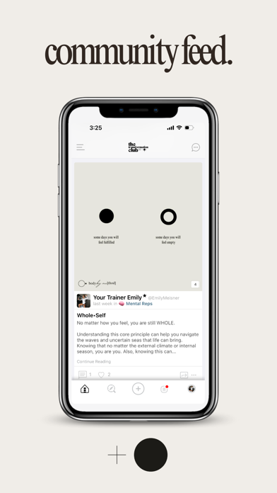 Body By Me Method: The Club iPhone screenshot 1 - Social Networking app