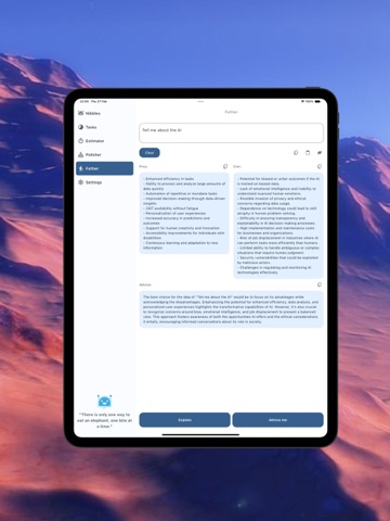 Nibbles - Smart AI tools iPad screenshot