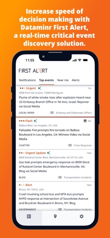 First Alert by Dataminr Screenshot 1 of 2