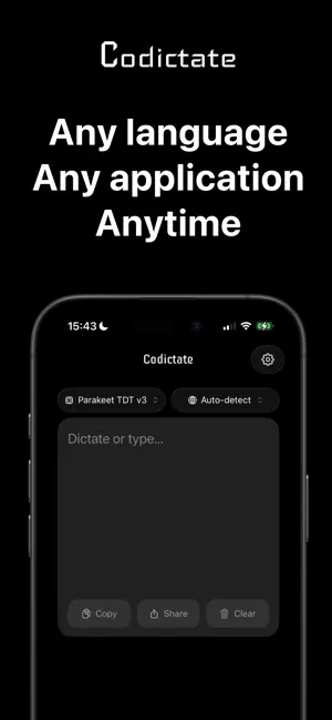 Codictate: AI Dictation screenshot 1