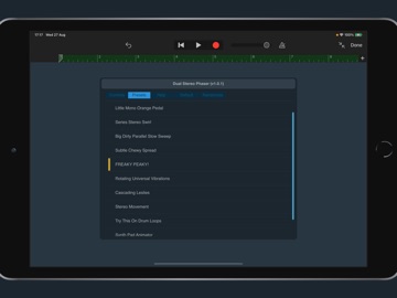PhaseII iPad screenshot