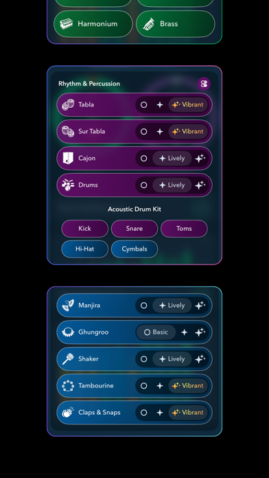 NaadSadhana | Sing Play Record iPhone screenshot 4 - Music app