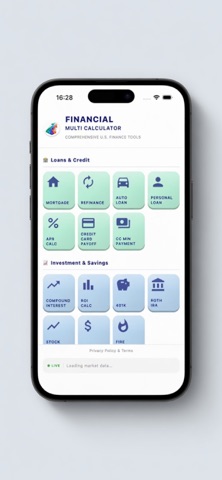 Financial Multi Calculator Screenshot 1 of 4