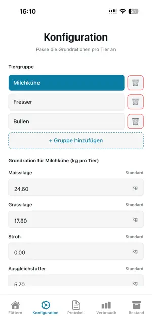 Futter App screenshot 1