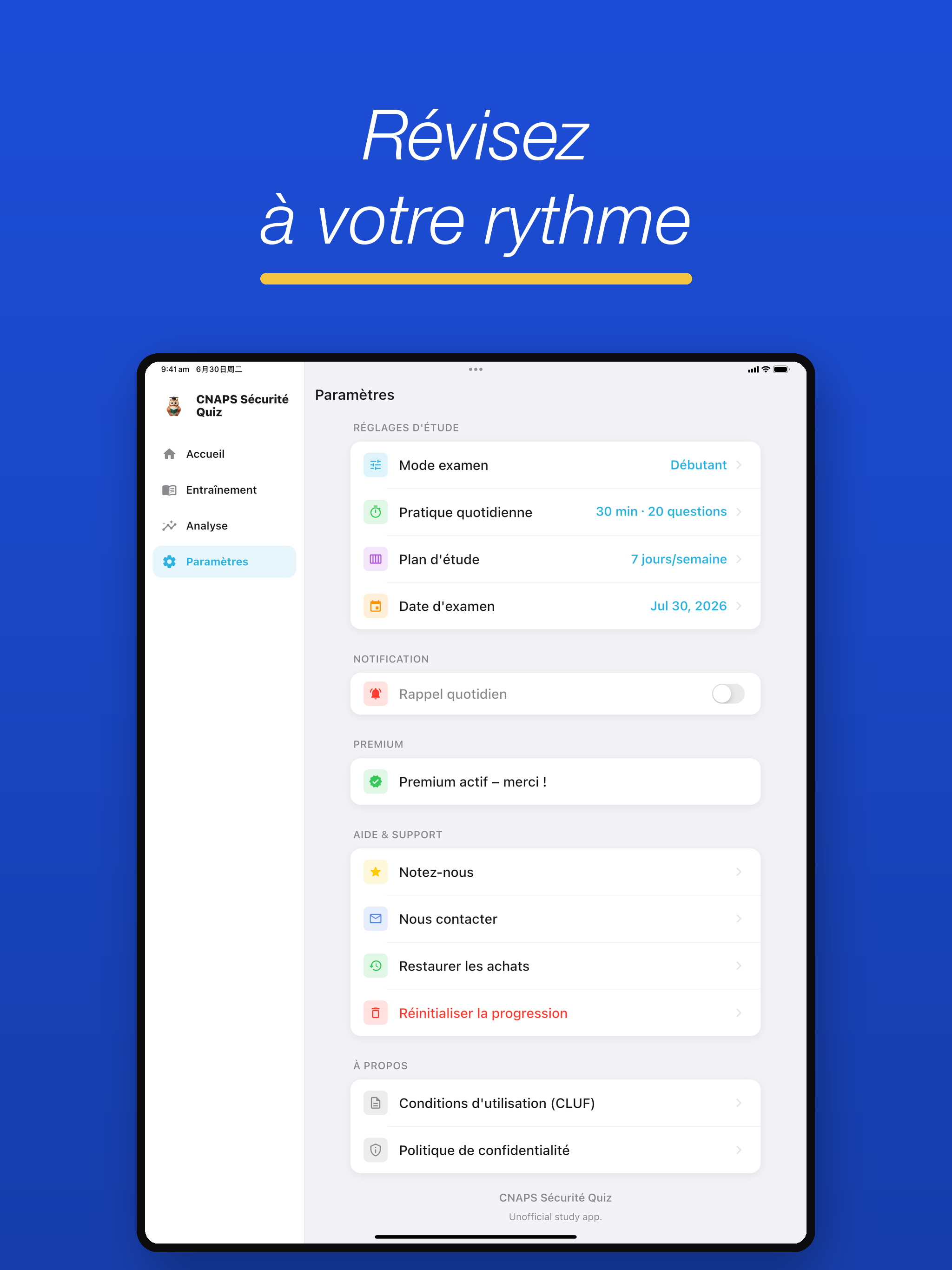 CNAPS Sécurité Quiz screenshot 12