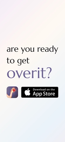 overit: get over your breakup iPhone screenshot