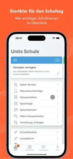 Screenshot von Untis Mobile auf dem iPhone 2