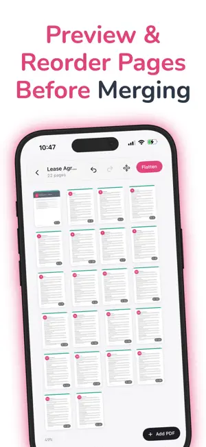 PDF Merger - Join Document screenshot 1