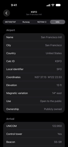 Aviation Weather Route Planner Screenshot 9 of 10