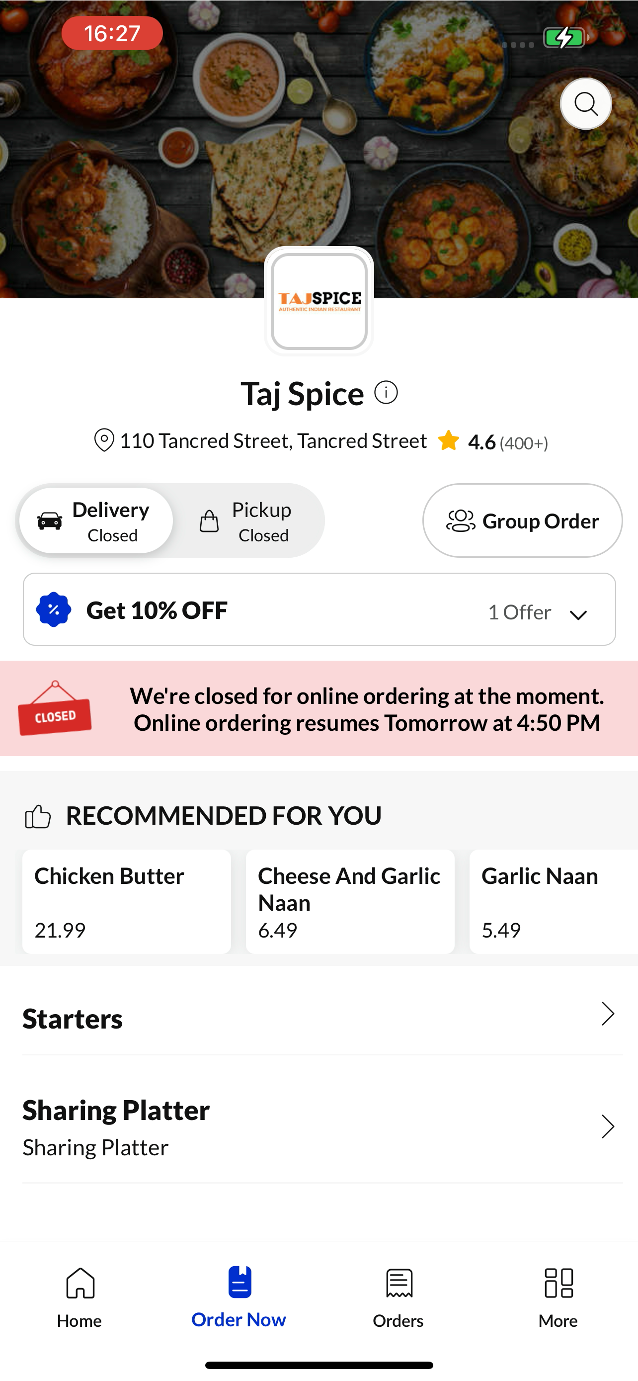 Taj Spice screenshot 3