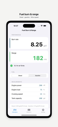 Boat Calculator: Marine Engine Screenshot 4 of 6