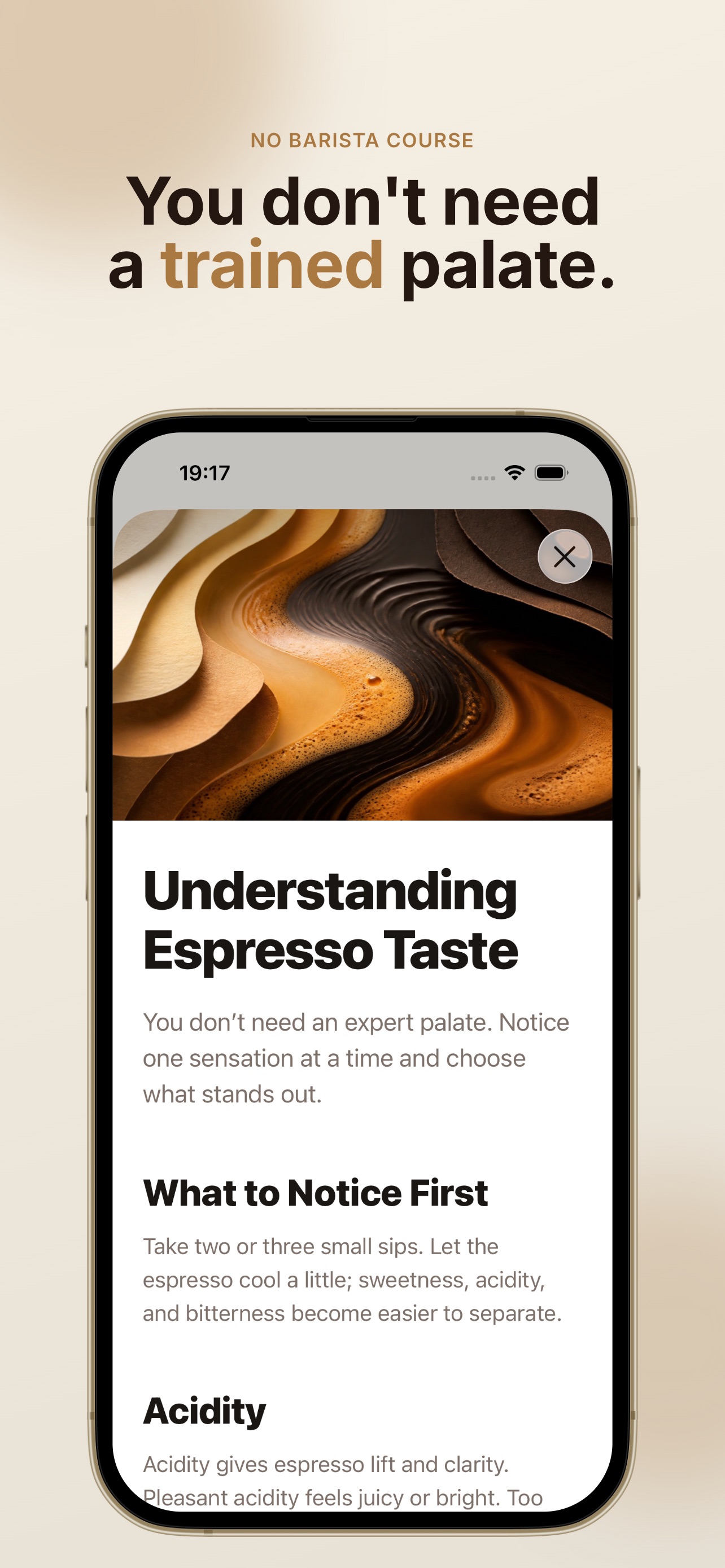 Screenshot 4 of Espresso Dial In: tastewell