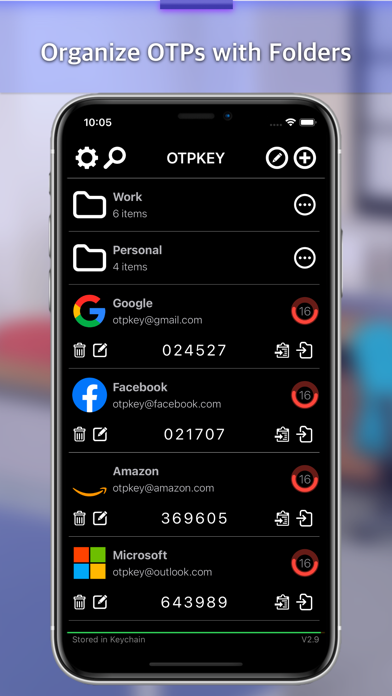 Otpkey Authenticator Screenshot 1 of 5