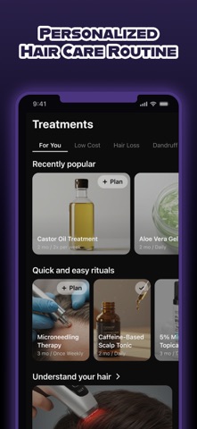 HairCode: AI Hair Loss Scanner screenshot