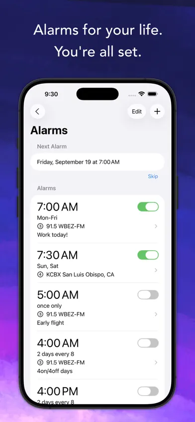 Bedside Radio: Clock Radio screenshot 3