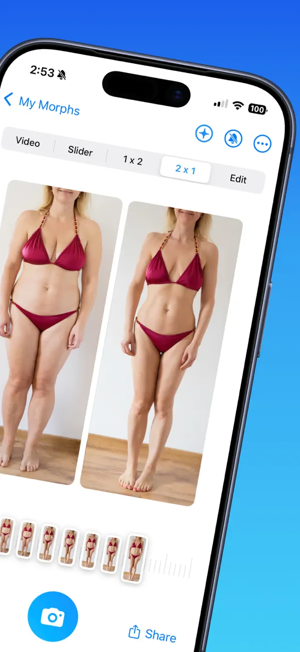 #2. Progress Pic Photos: Metamorph (iOS) 来自: Tiny Ideas Pty Ltd