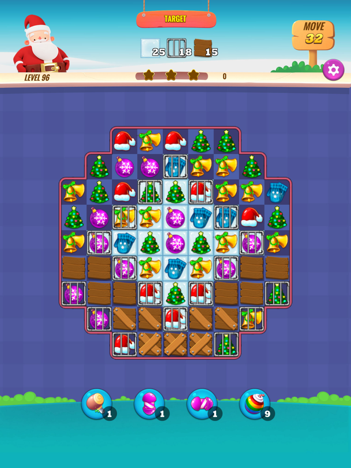 Christmas Match 3 Puzzles