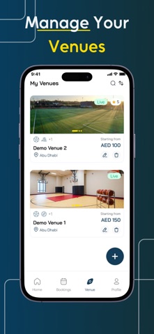 Sportic:Venue Manager screenshot