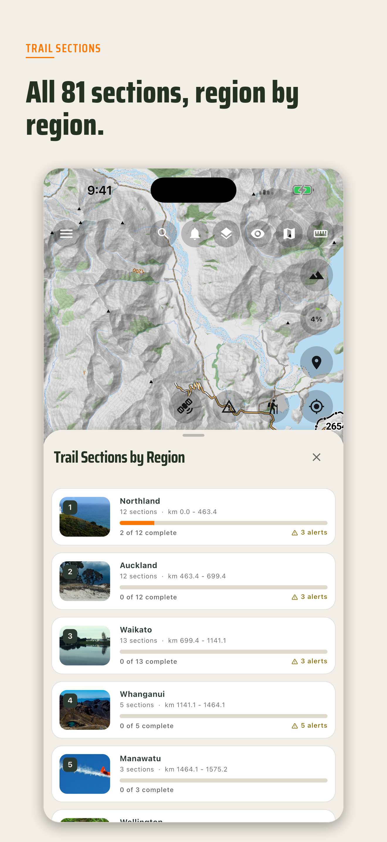 Te Araroa - The Trail App screenshot 5