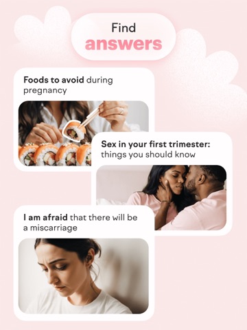 amma: Pregnancy & Baby Tracker iPad screenshot