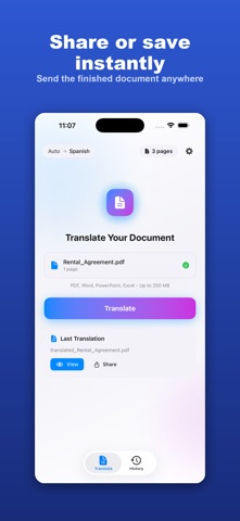 PDF Translator: MultiDocX screenshot