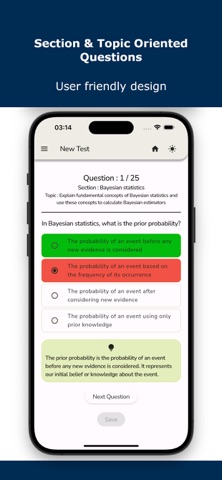 Actuary Exams Practice Test iPhone screenshot