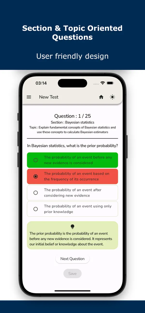 Screenshot #1 pour Actuary Exams Practice Test