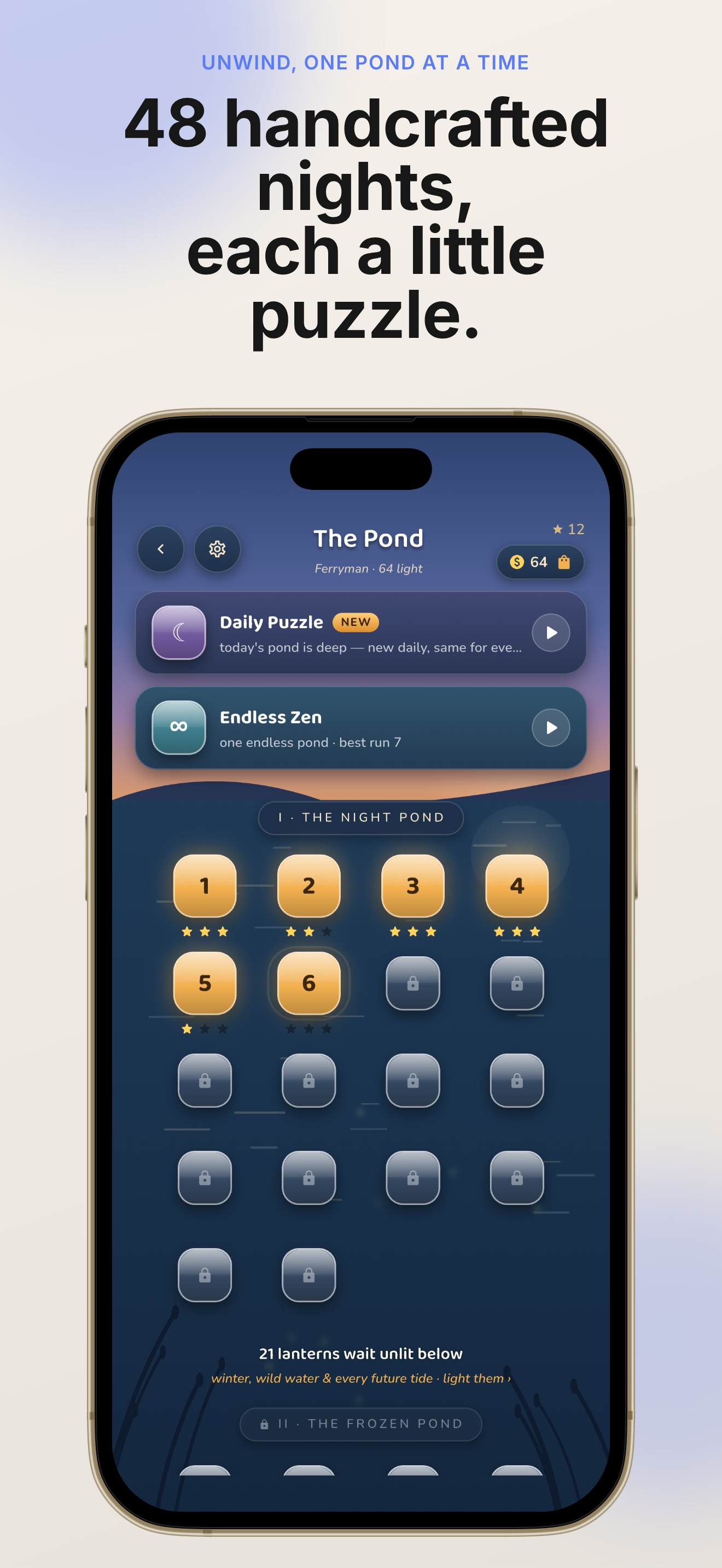 Lantern Pond: Zen Puzzle screenshot 4
