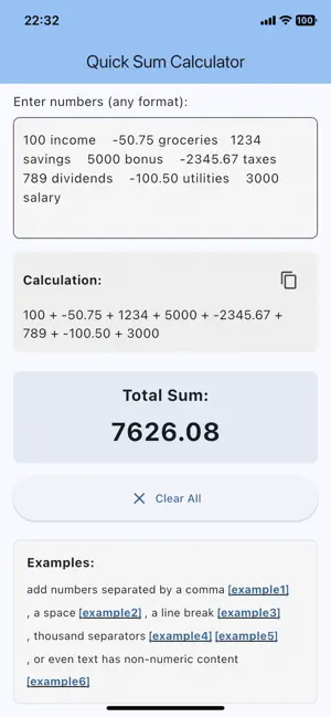 Sum Up: Quick Calculator screenshot 3