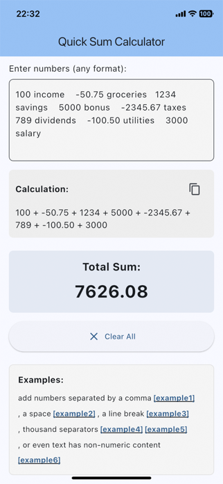 Sum Up: Quick Calculator Screenshot 3 of 6