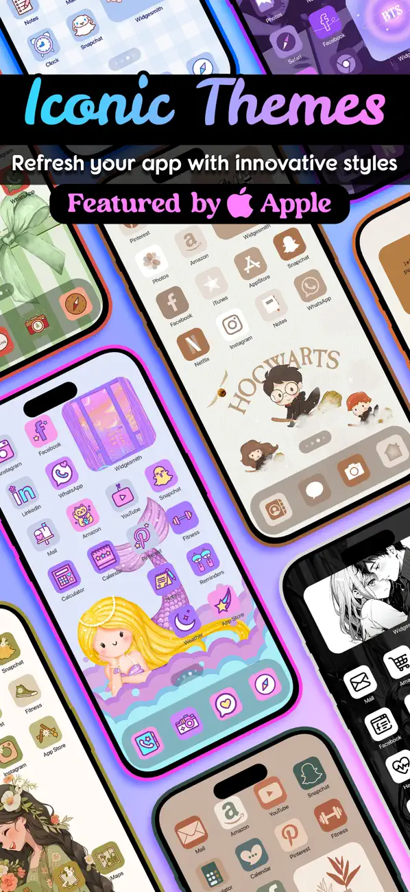 #1. Iconic Themes & Wallpaper (iOS) By: Reva Desai