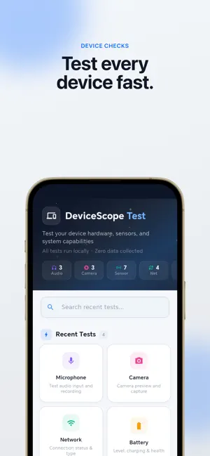 DeviceScope Test screenshot 1